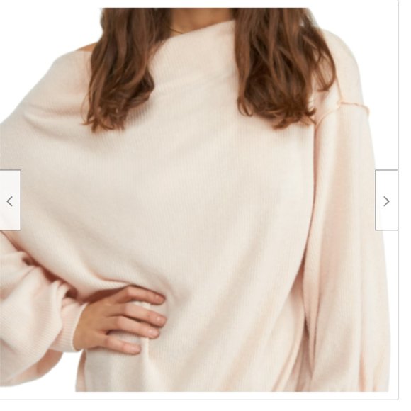 FREE PEOPLE Women's Off-the-Shoulder Knit Sweater - Picture 2 of 7